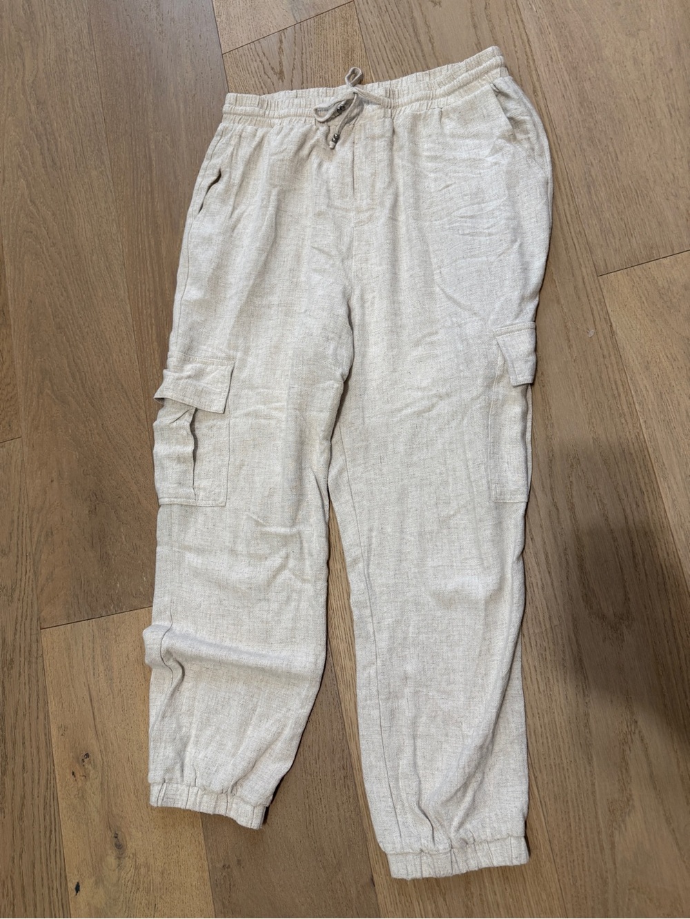 Gentle Fawn High Waisted Linen Cargo Pants